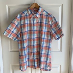 Southern Tide Men’s Short Sleeve Madras Plaid Button Up